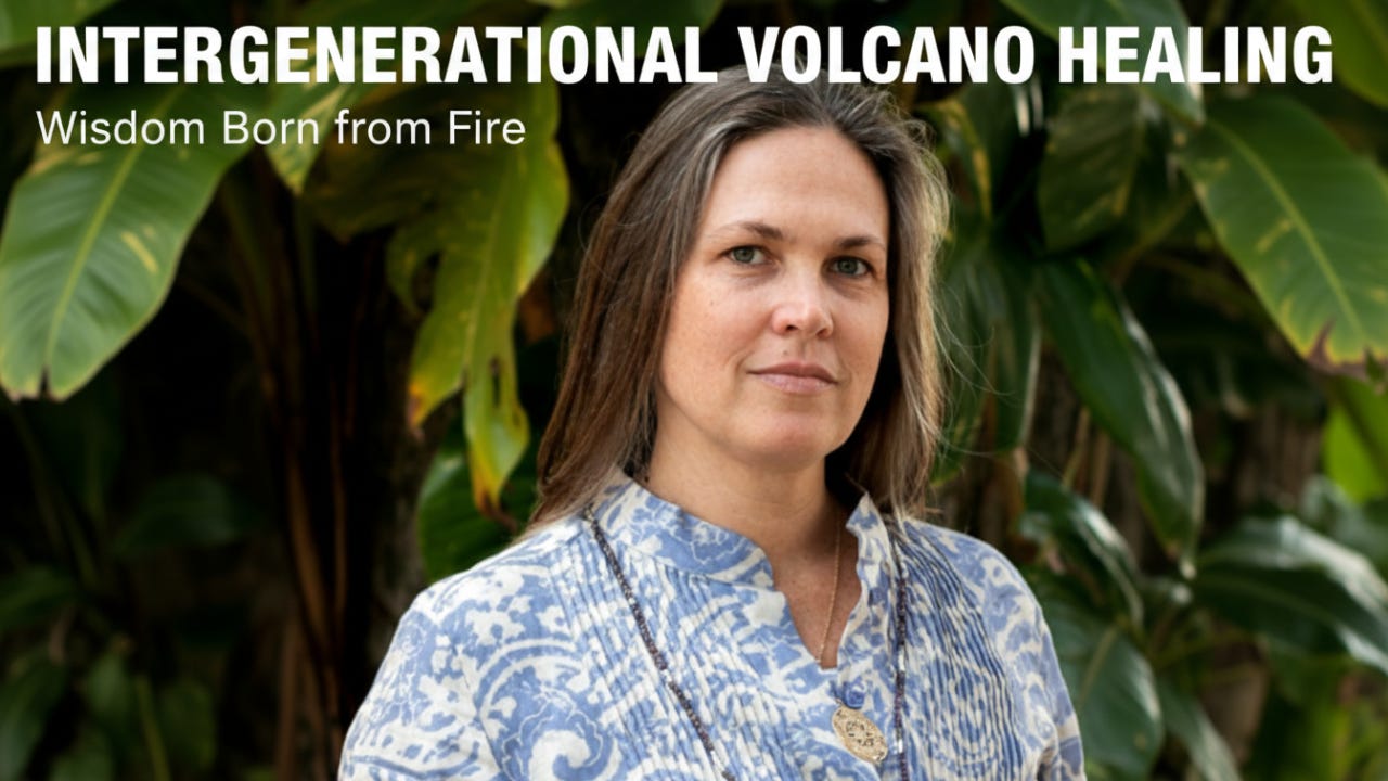 When the Mother of Waters Rises Up in Fire: Betrayal Birthing Blessings, Embodied Volcano Wisdom, and Intergenerational Healing with Rachel Chase