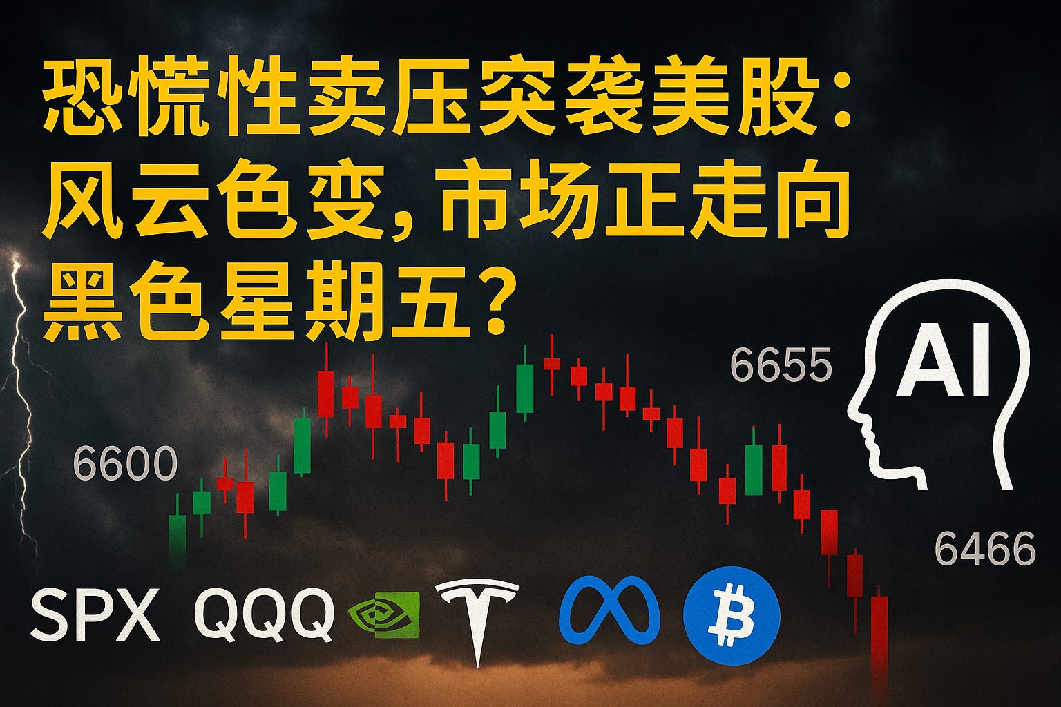 恐慌性卖压突袭美股：风云色变，市场正走向黑色星期五？AI泡沫疑虑再起，英伟达暴跌？