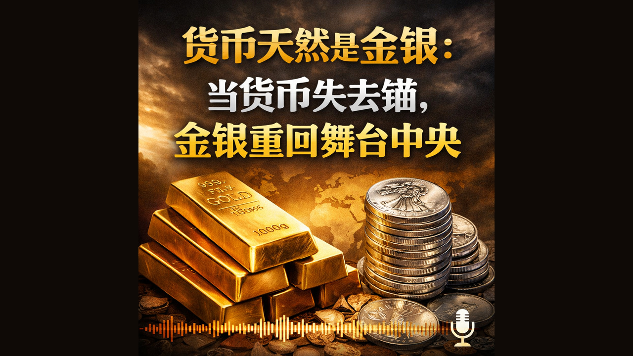 货币天然是金银：当货币失去锚，金银重回舞台中央—— 暴涨暴跌，投机还是资产配置？ episode artwork