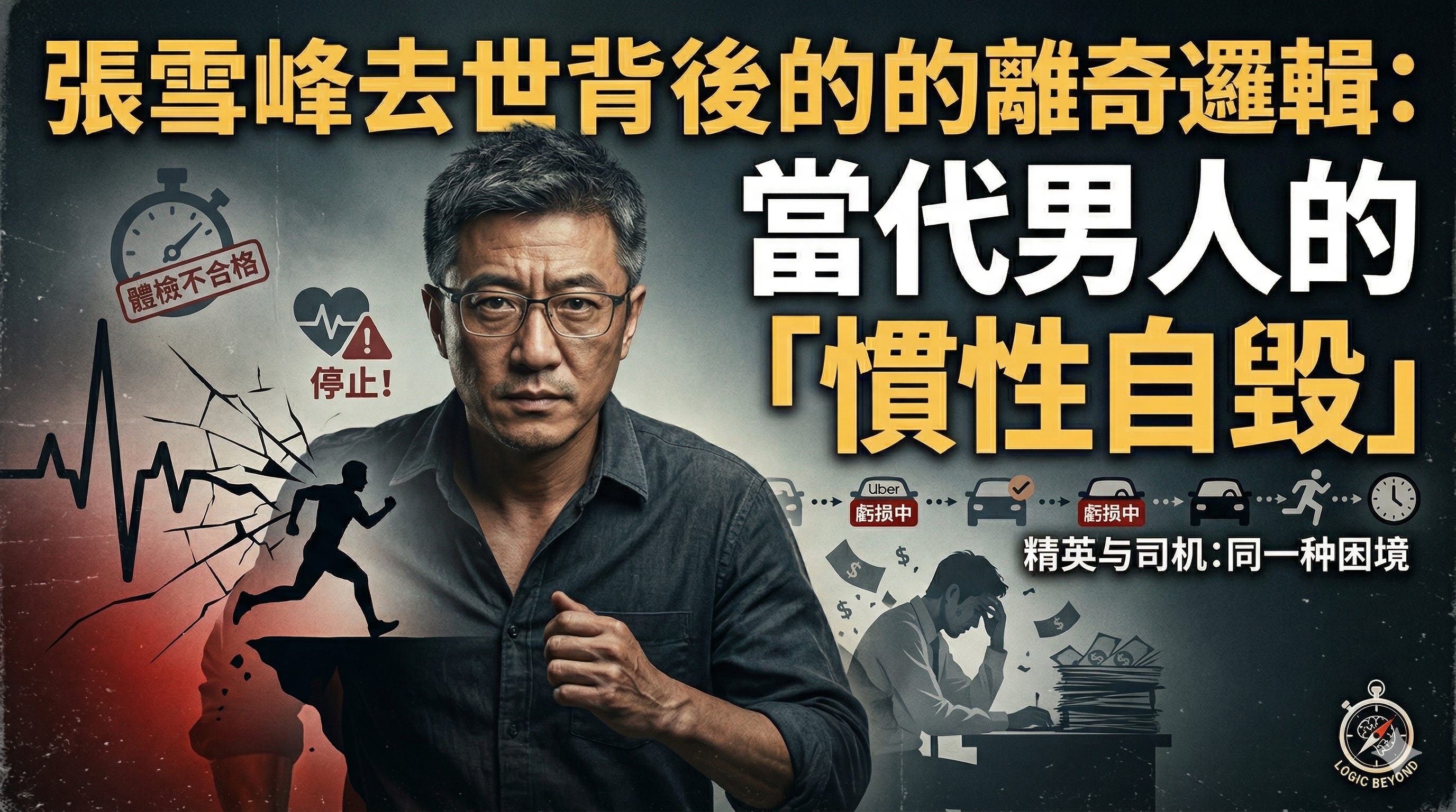 张雪峰去世背后的离奇逻辑：当代男人的“惯性自毁”；当代骆驼祥子的逻辑陷阱：为什么拼命成了他们最后的麻药？ episode artwork