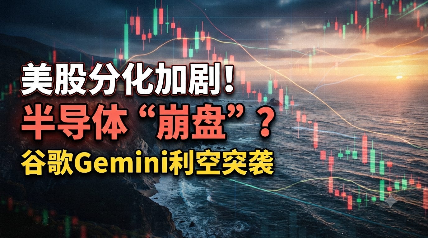 美股分化加剧！半导体“崩盘”？谷歌Gemini利空突袭 episode artwork