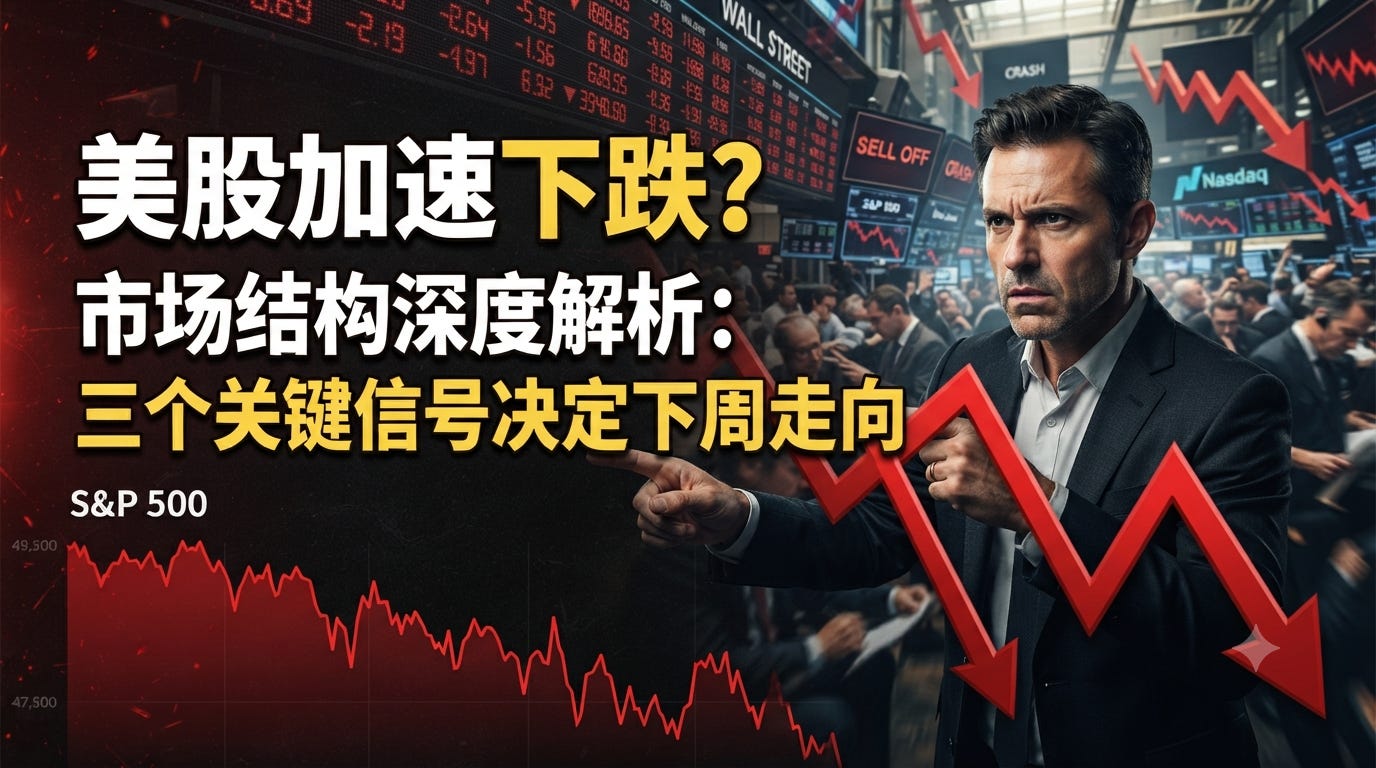 美股加速下跌？市场结构深度解析：三个关键信号决定下周走向 episode artwork