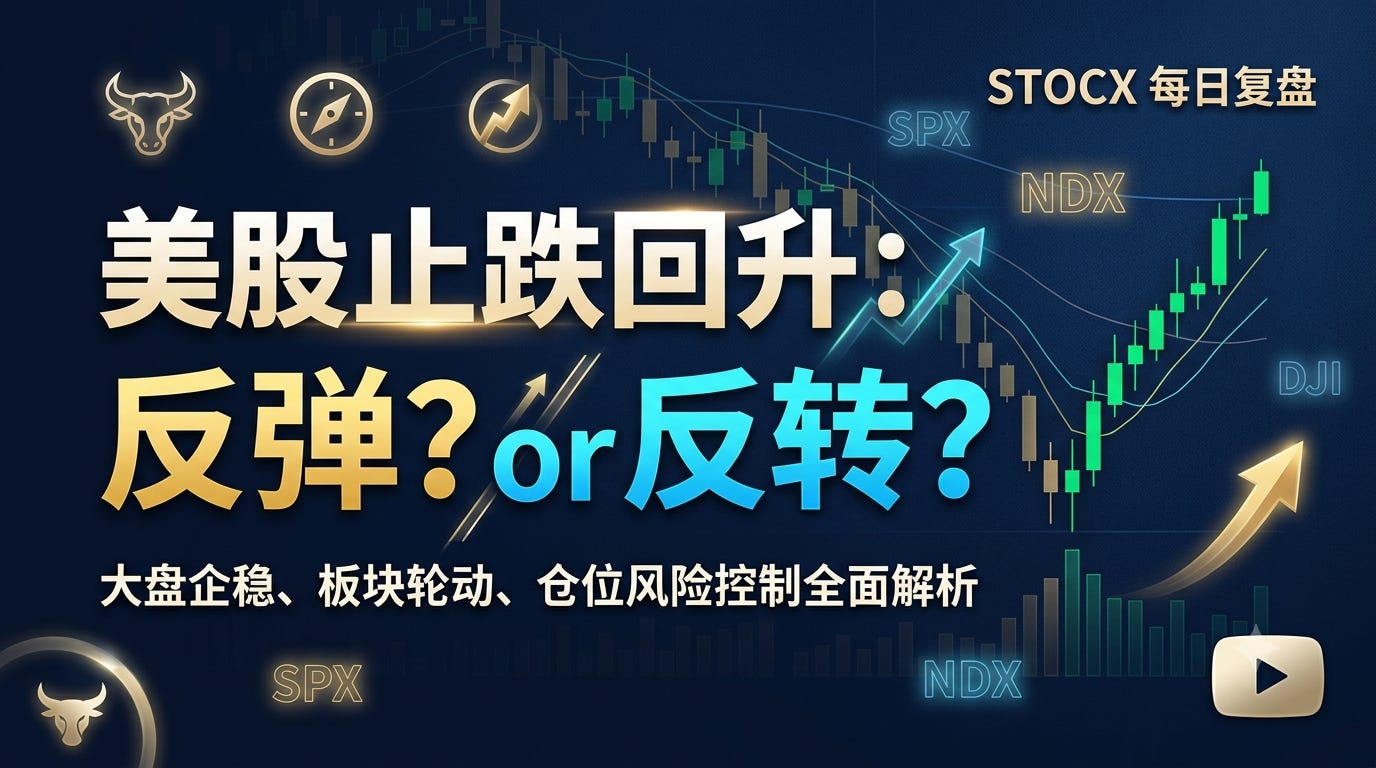 美股止跌回升：反弹？or 反转？ | US Stock Market: Rebound or Reversal? episode artwork