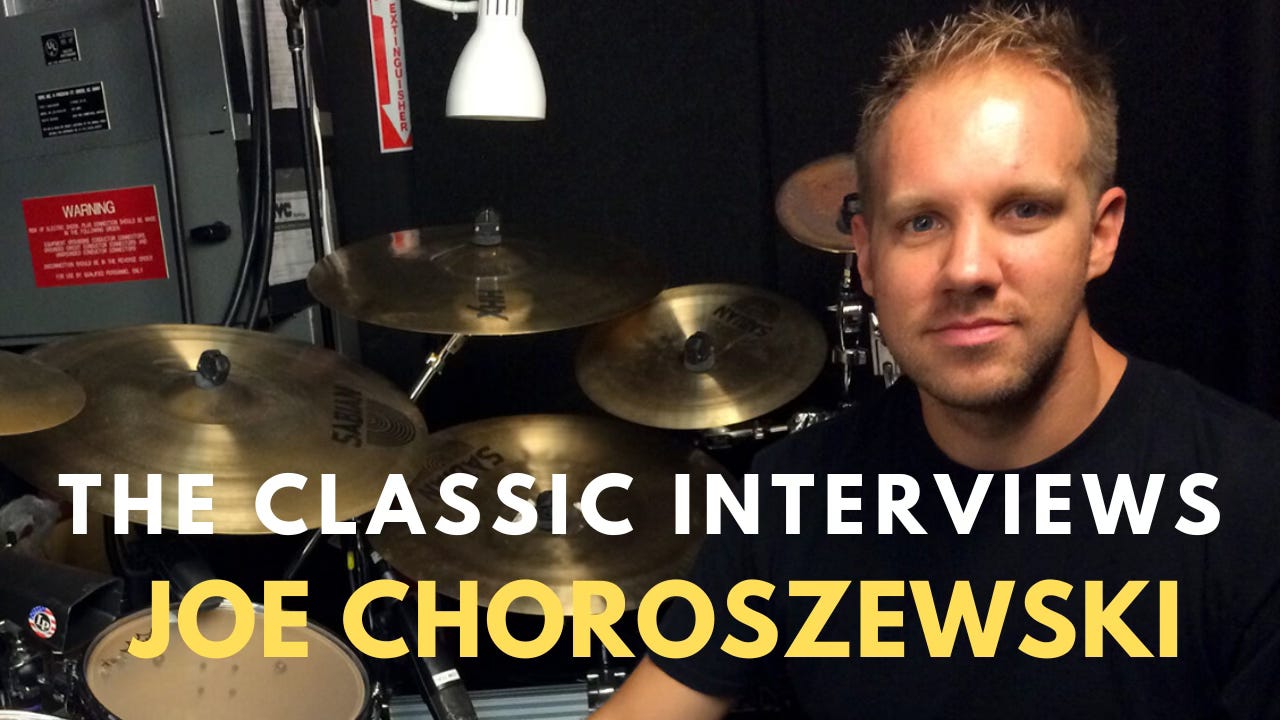 Broadway Drumming 101 Classic Episode – Featuring Joe Choroszewski
