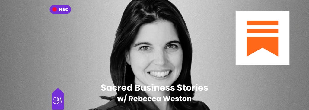 Sacred Business Stories w/ Rebecca Weston: A 12-Year Journey on the Camino de Santiago  episode artwork