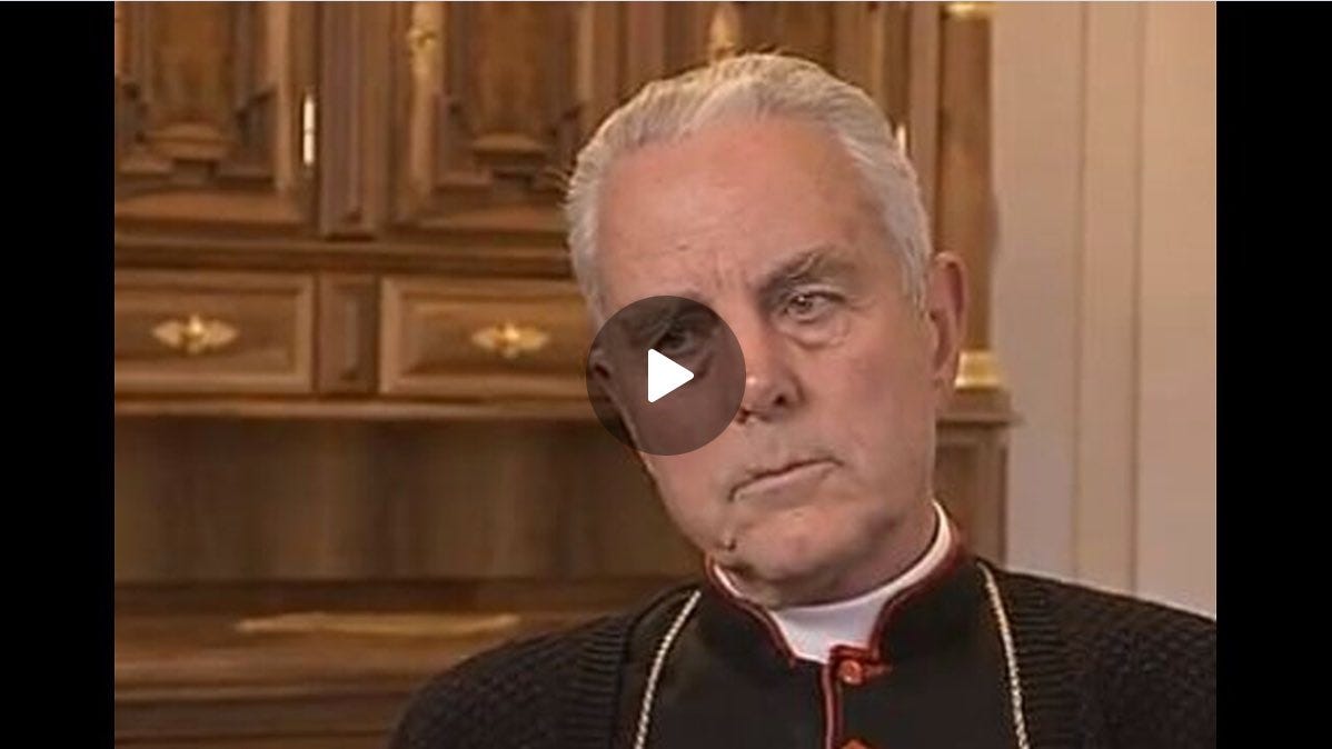 Bishop Richard Williamson: "The Jews Have a Vision: World Domination"