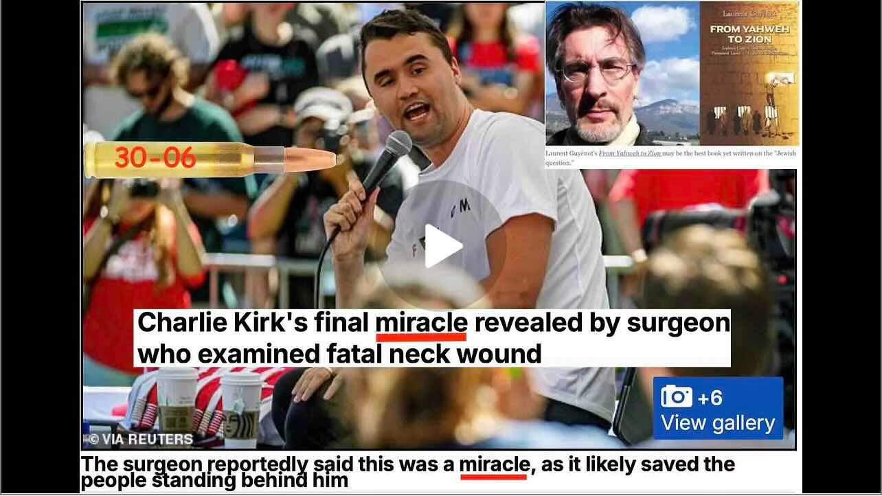 Laurent Guyénot: "I Was Wrong on 'Weird' Charlie Kirk Theories"