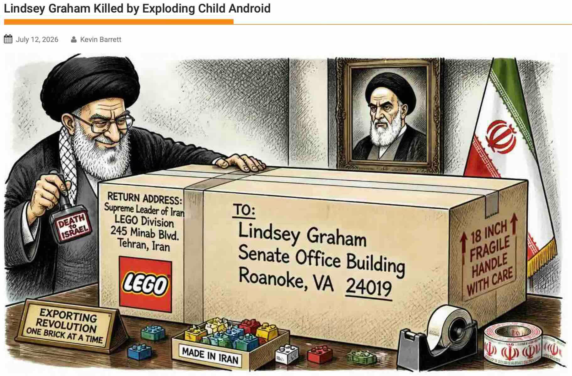 Did Trump Just Endorse My "Lindsey Graham Killed by Exploding Child Android" Theory? episode artwork