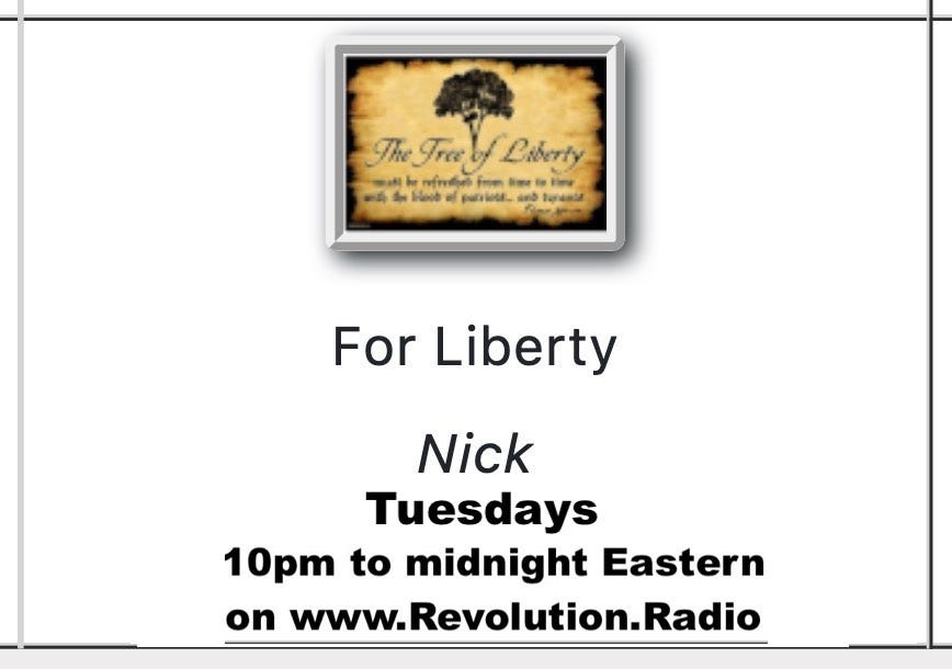 Nick of "For Liberty" on How to Take This World Back