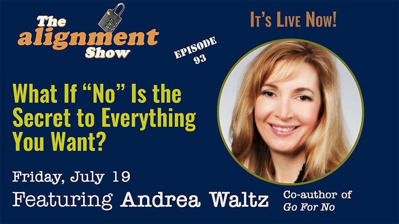 Go for No, Again – A Conversation with Andrea Waltz episode artwork