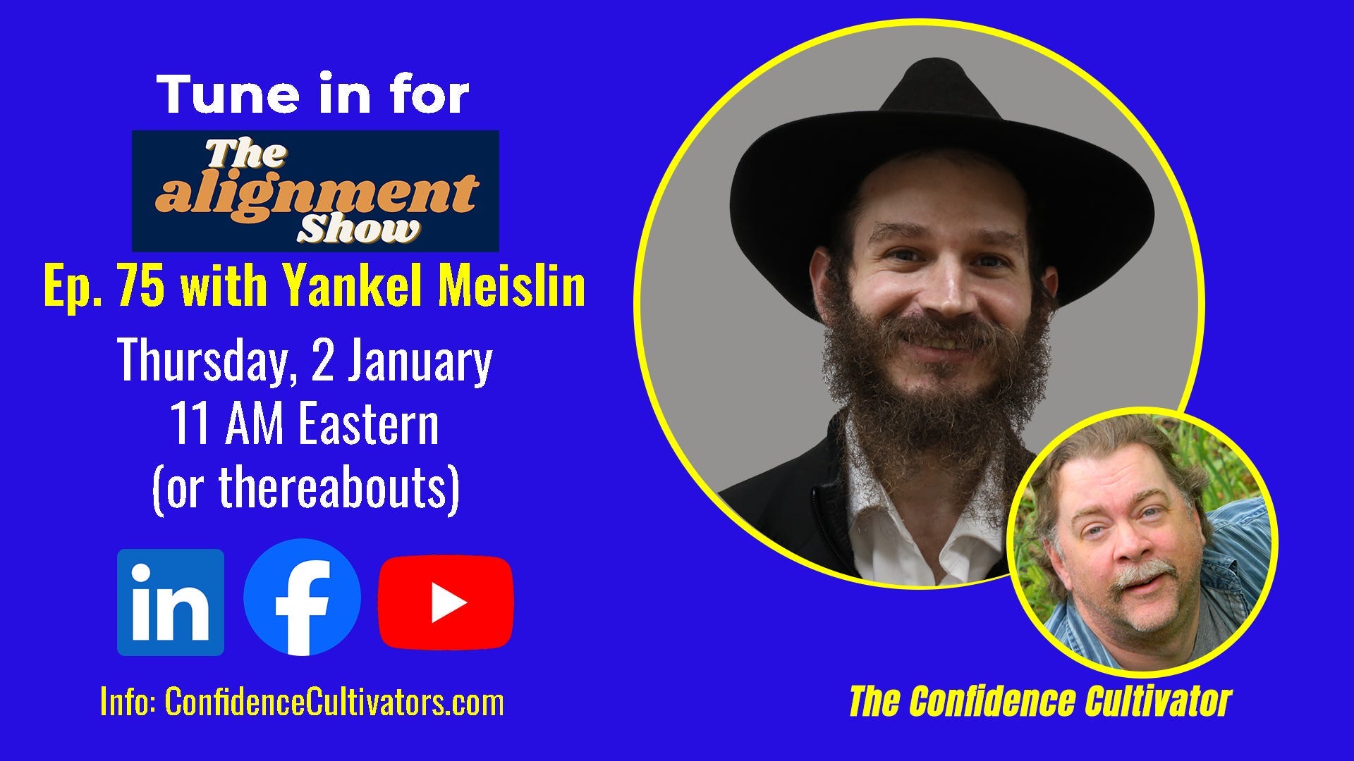 The Alignment Show Ep. 75 with Yankel Meislin episode artwork