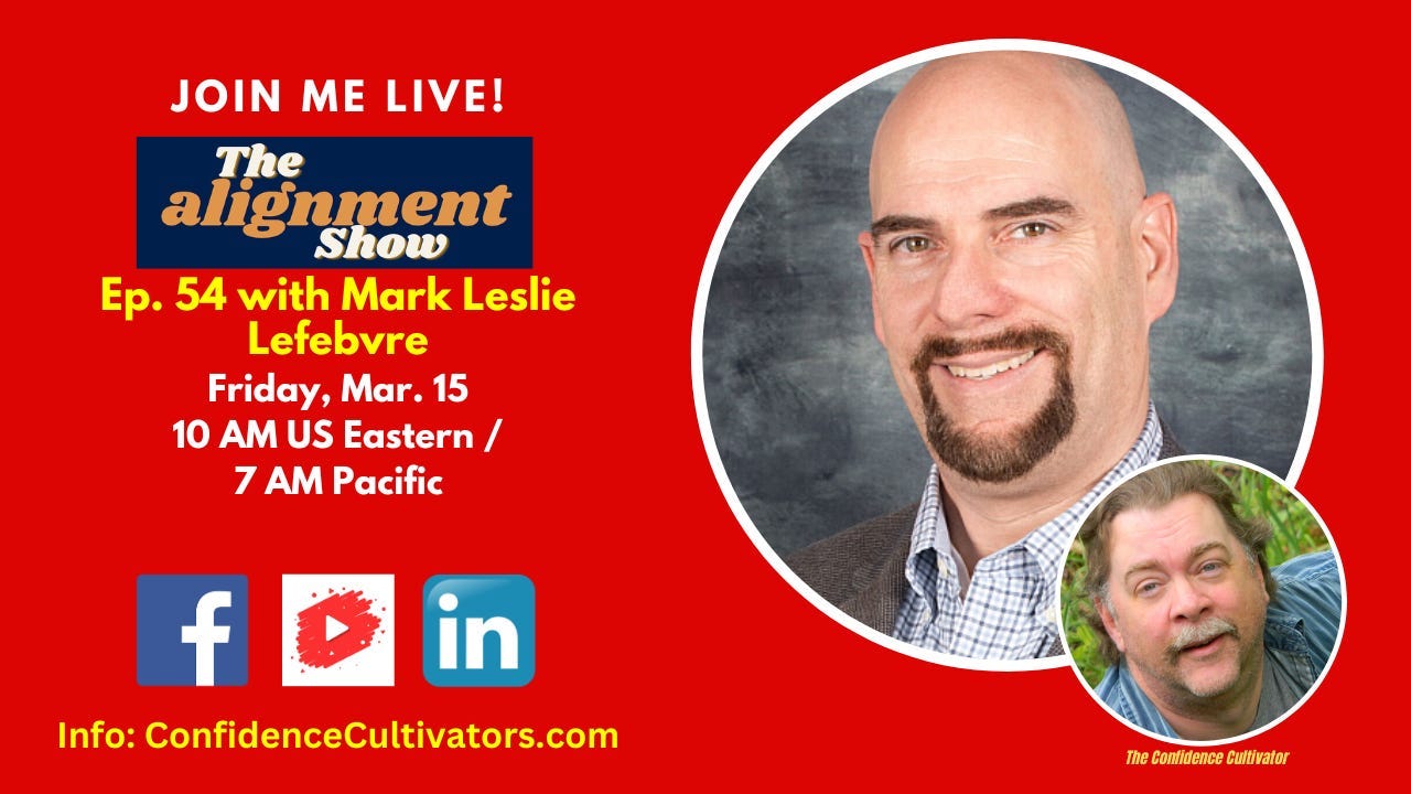 The Alignment Show Ep. 54 with Mark Leslie Lefebvre episode artwork