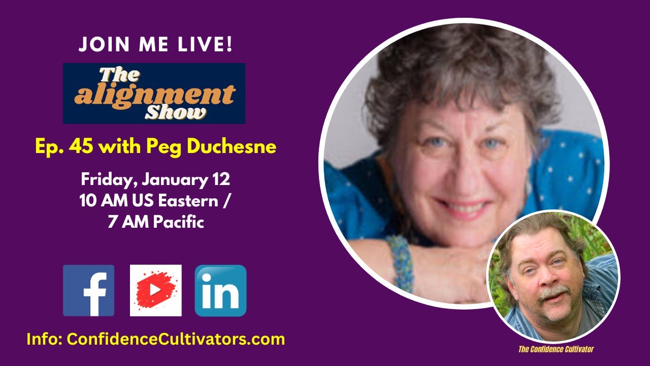 The Alignment Show Ep. 45 with Peg Duchesne episode artwork