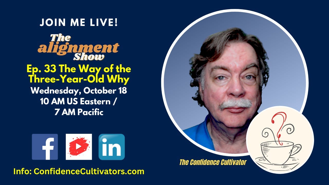 The Alignment Show Ep. 33 The Way of the Three-Year-Old Why episode artwork