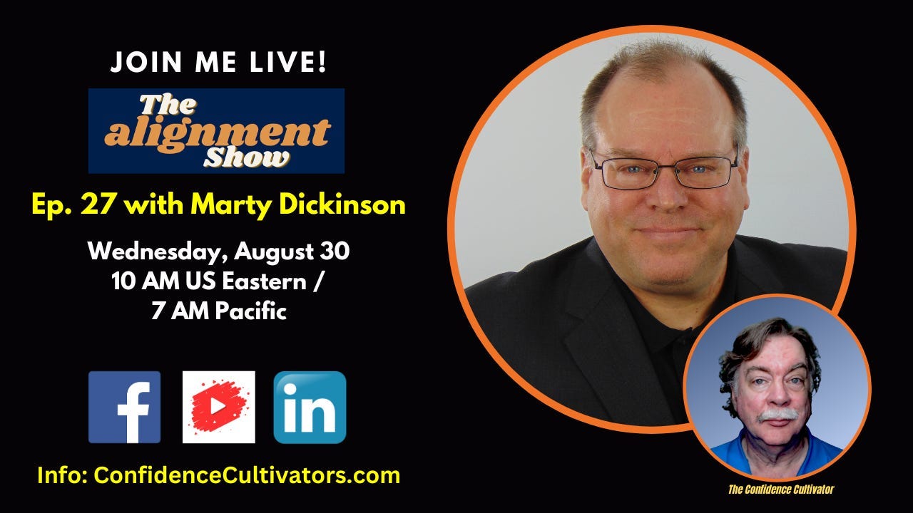 The Alignment Show Ep. 27 with Marty Dickinson episode artwork