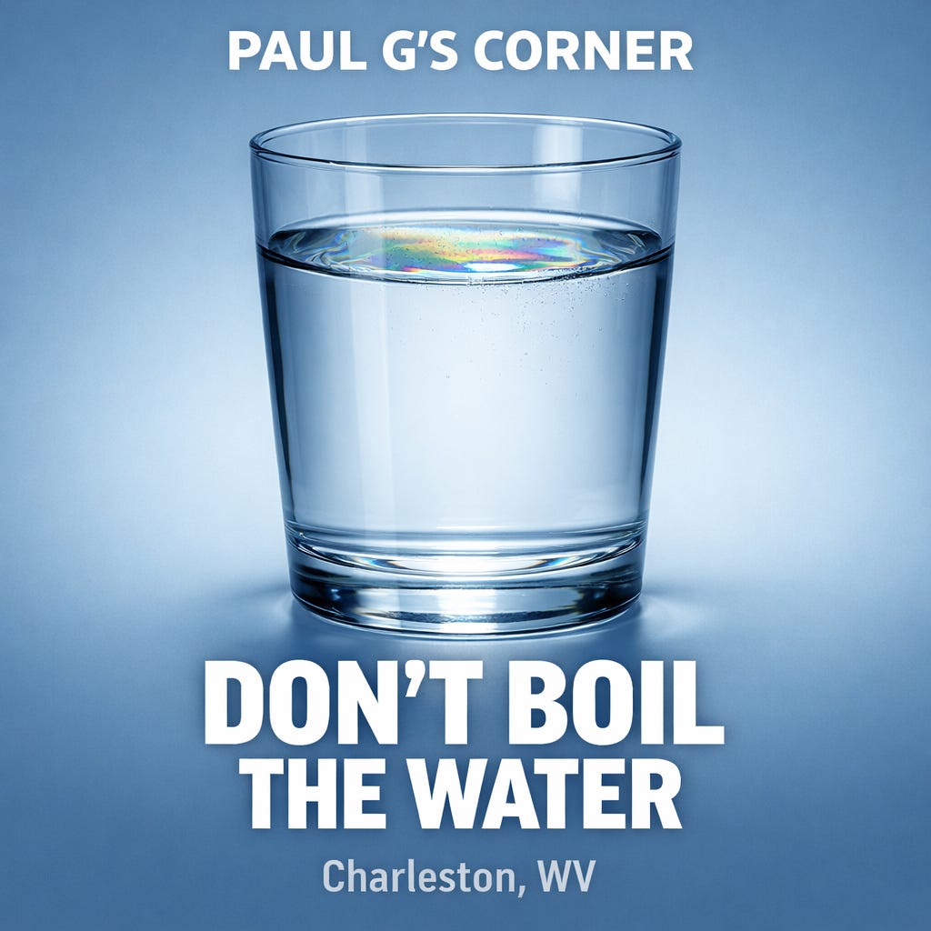 Don’t Boil the Water. Charleston WV Don’t Boil the Water. Charleston WV