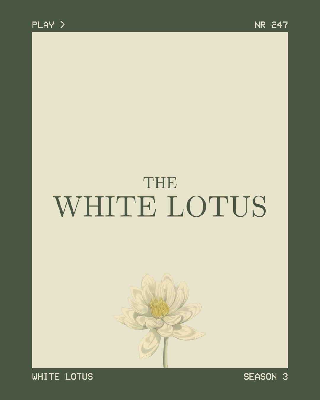 🪷 White Lotus season 3 on Max