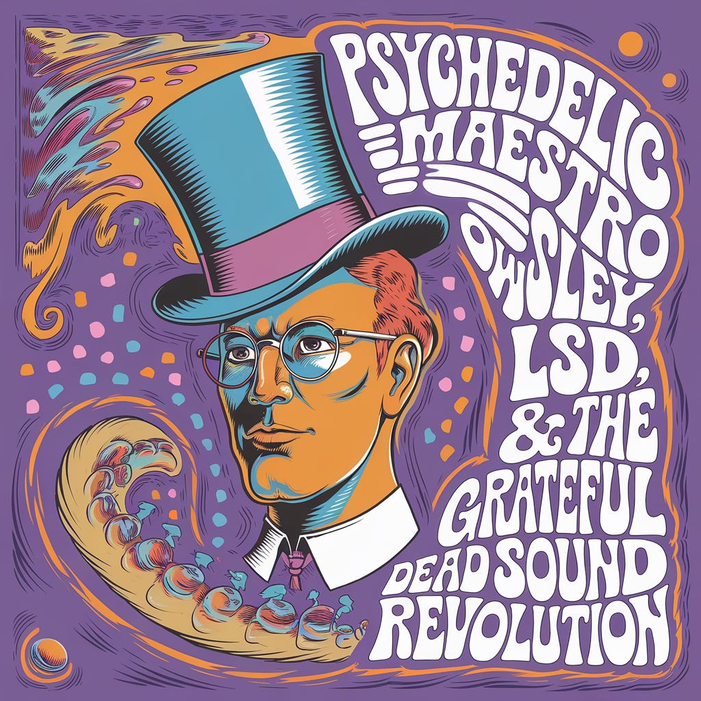 Episode 5: The Psychedelic Maestro: Owsley, LSD, & the Grateful Dead Sound Revolution