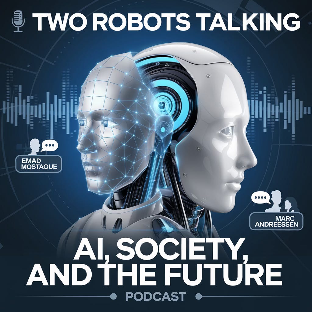 Two Robots Talking