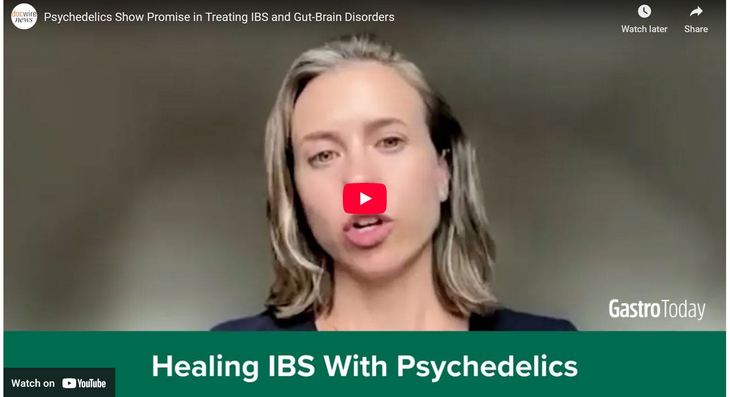 Audio. IBS news flash. Psychedelics for treating IBS and gut-brain disorders episode artwork