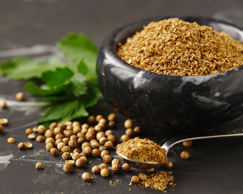 Audio. Ground coriander. The warm, citrusy, gentle spice that soothes IBS episode artwork