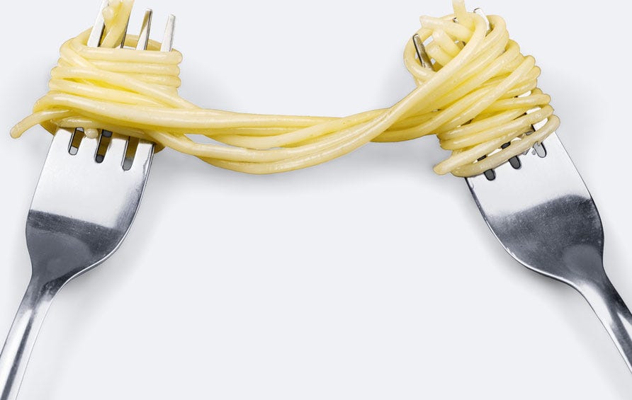 Audio. IBS restaurant tip. Put your fork or spoon down between bites... episode artwork