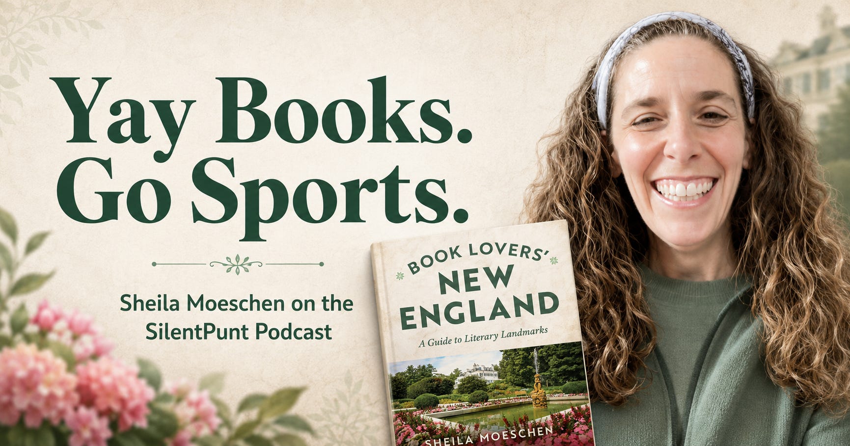 Yay Books. Go Sports. Sheila Moeschen Joins the Pod episode artwork