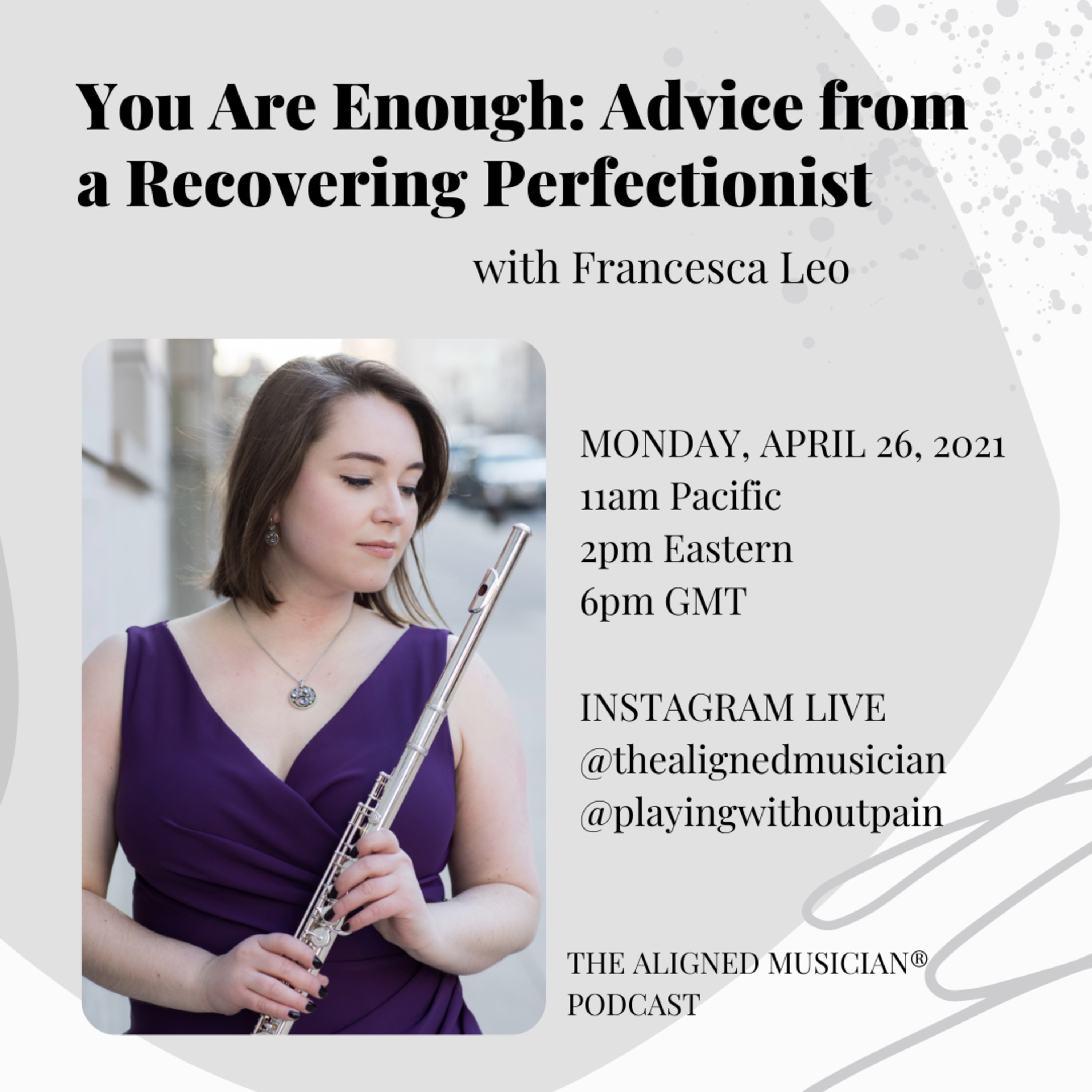 20. You Are Enough: Advice from a Recovering Perfectionist with Francesca Leo episode artwork