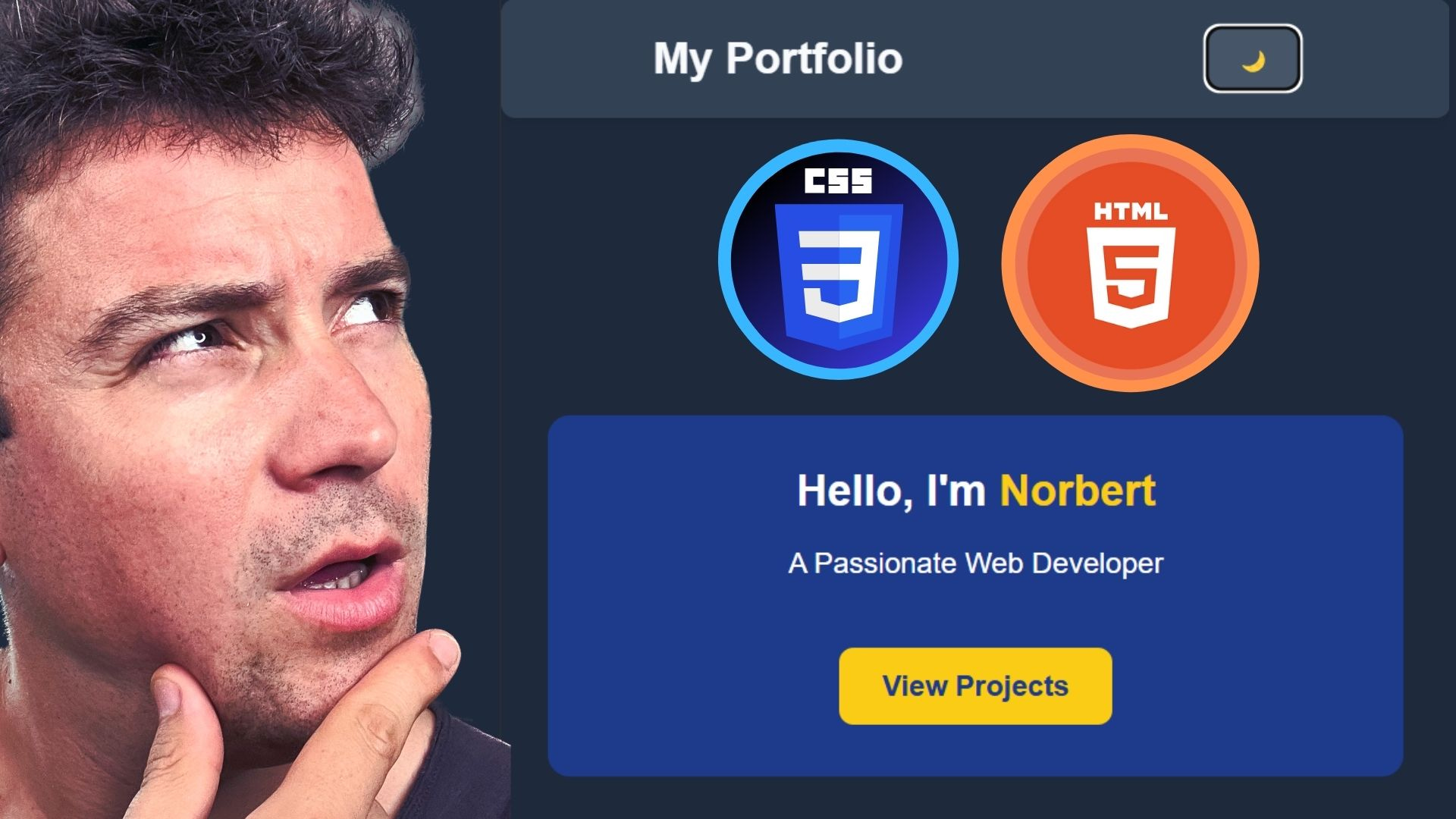 Create a Stunning Portfolio Landing Page with Dark Mode Toggle Create a Stunning Portfolio Landing Page with Dark Mode Toggle