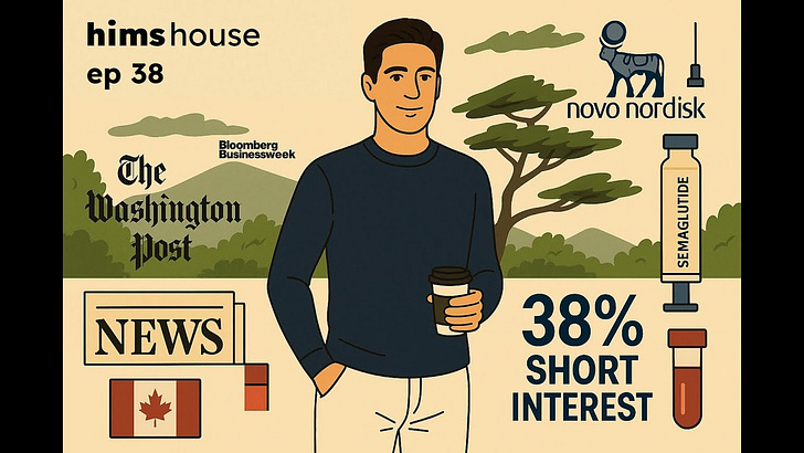Ep 38 - HIMS WEEK IN REVIEW: Bloomberg, WaPo, Canada, Blood Tests, Nighthawk, and 38% Short Interest 🤯