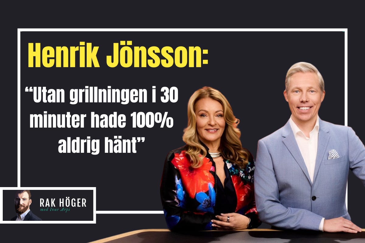 Henrik Jönsson: "Utan 30 minuter hade 100% aldrig hänt"