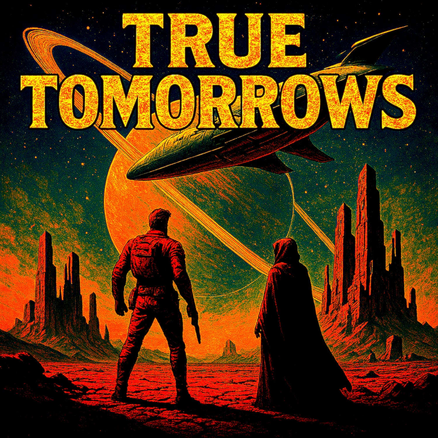 TRUE TOMORROWS — Where Sci-Fi Tales Get Wild! 🚀💥