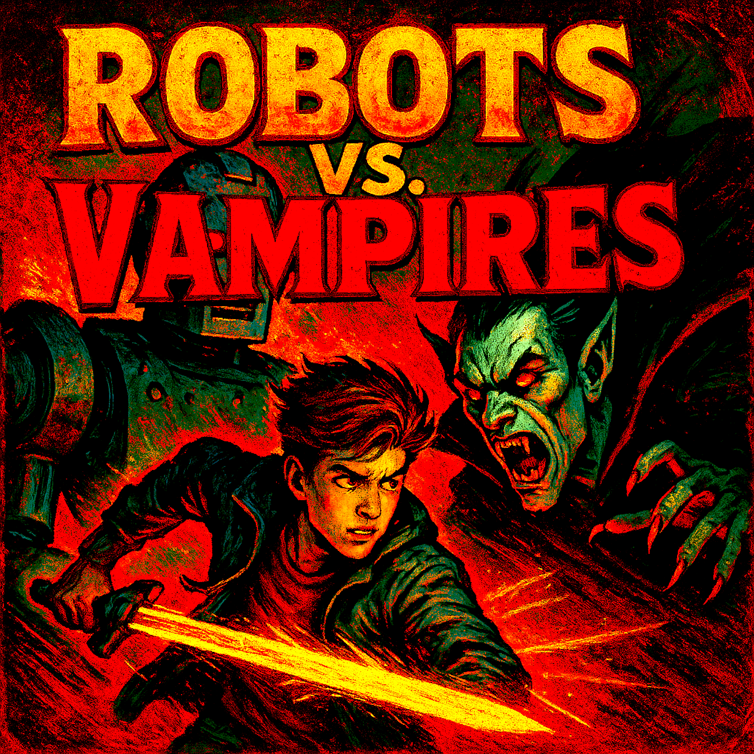 ROBOTS Vs. VAMPIRES