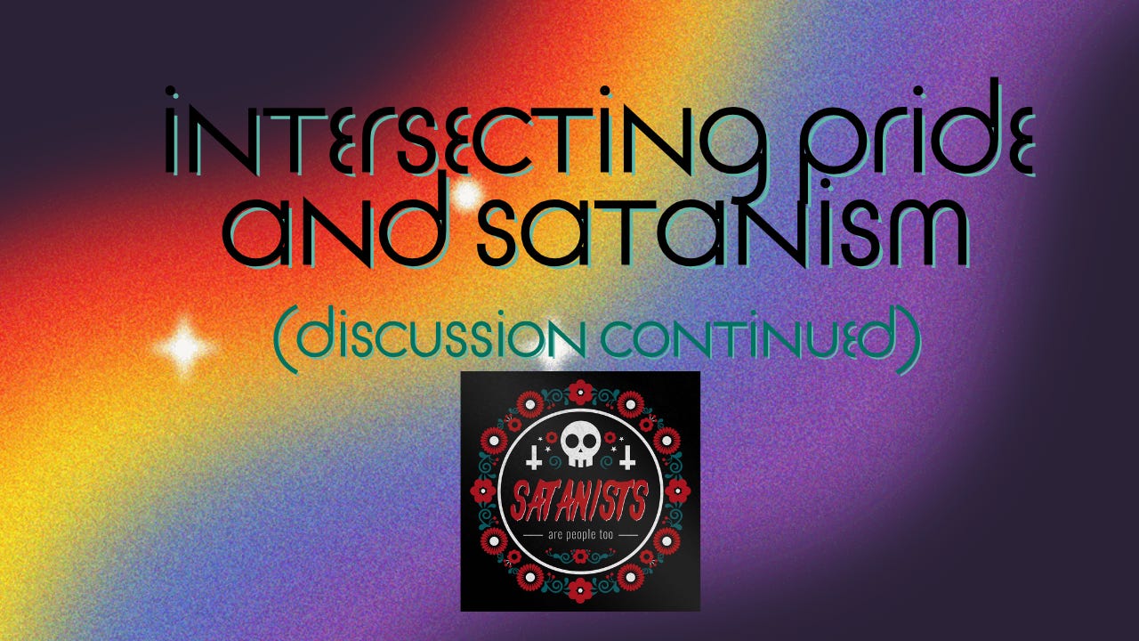 Intersecting Pride and Satanism (continued...) Ep. 20 episode artwork
