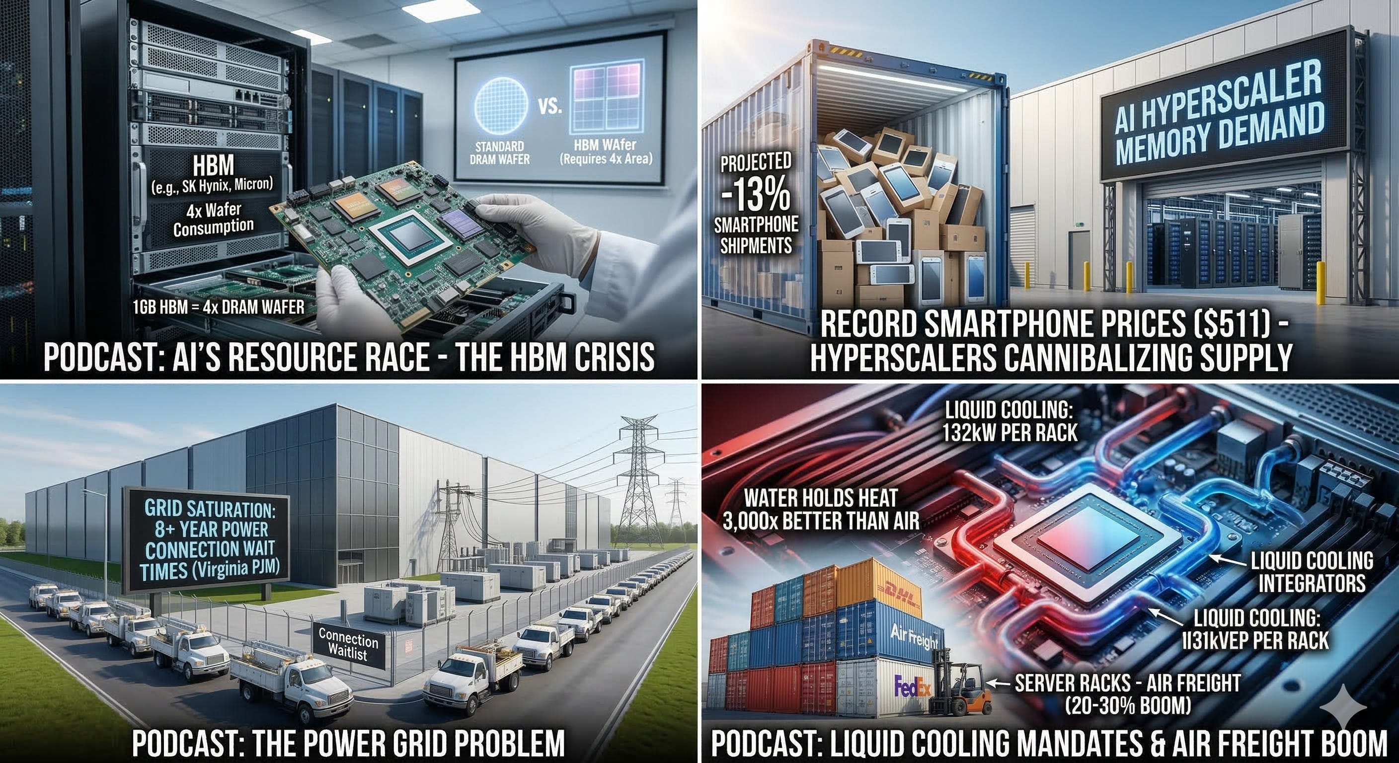 [Audio] AI infrastructure hits a hard physical wall