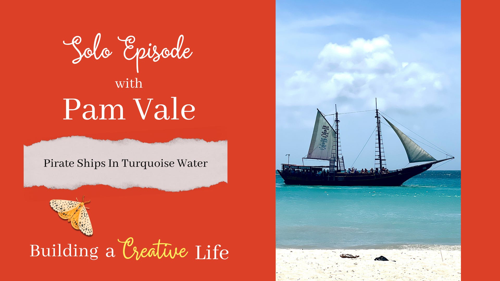 Pirate Ships In Turquoise Water