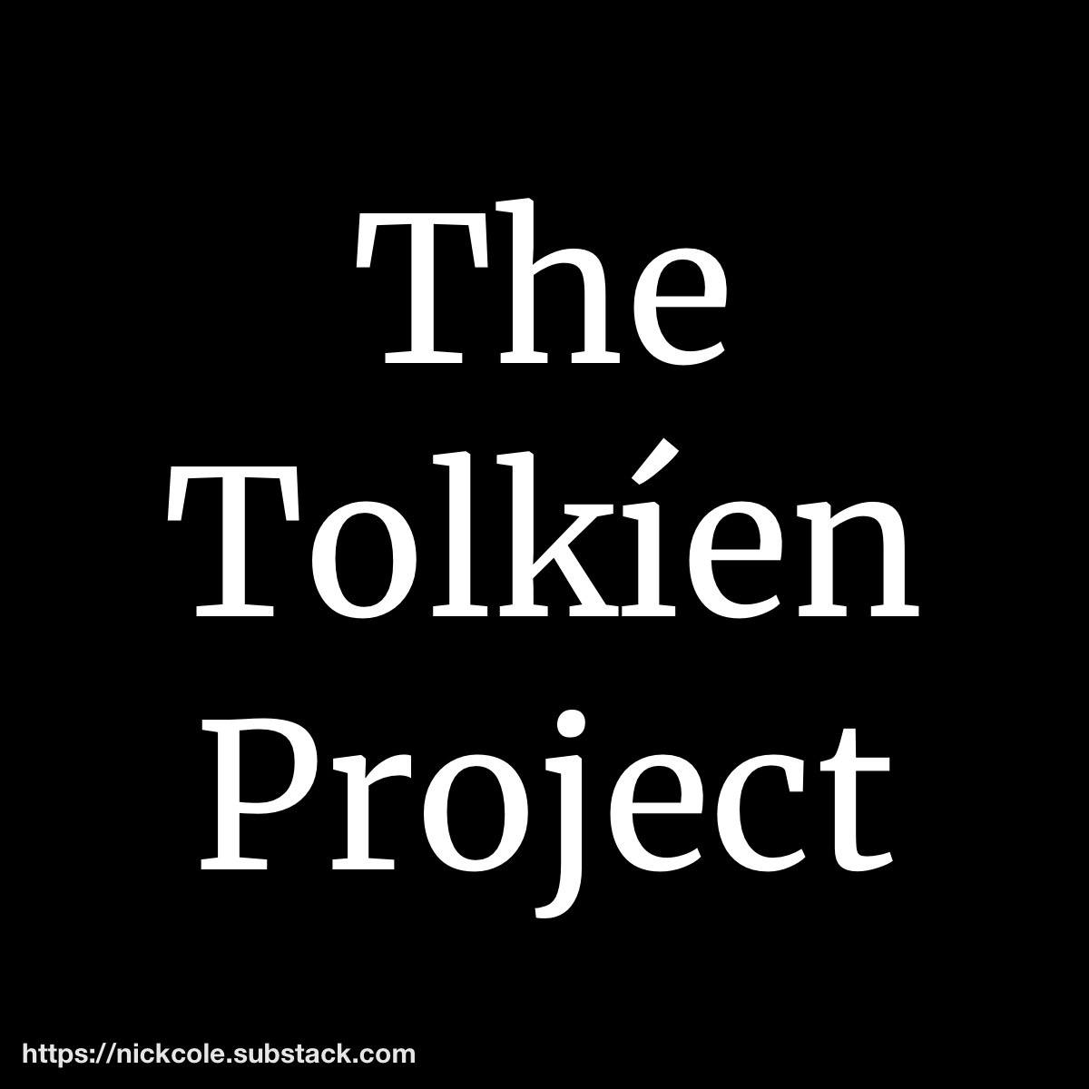 The Tolkien Project Chapter Two
