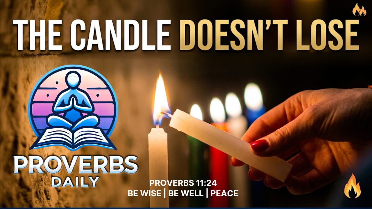 The Candle Doesn't Lose