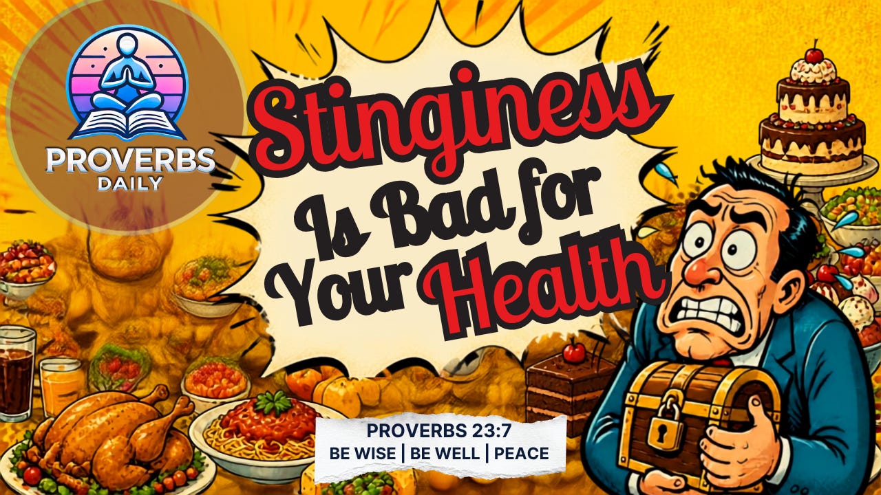 Stinginess Is Bad for Your Health