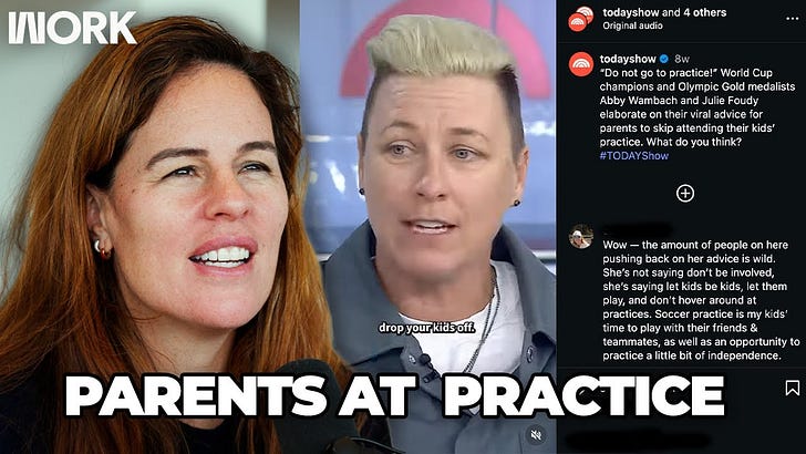 Work NET NET: Your Kid Doesn't Need You At Practice. Neither Does Their Future Boss.