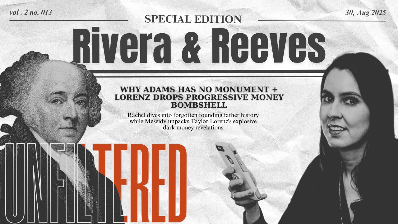 UnFiltered 013 | Why Adams Has No Monument + Lorenz Drops Progressive Money Bombshell