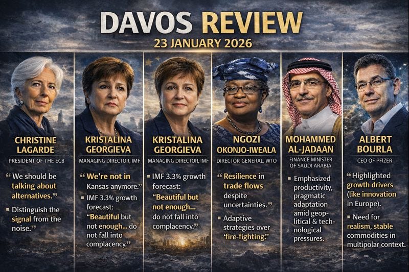 DAVOS REVIEW: January 23, 2026 DAVOS REVIEW: January 23, 2026
