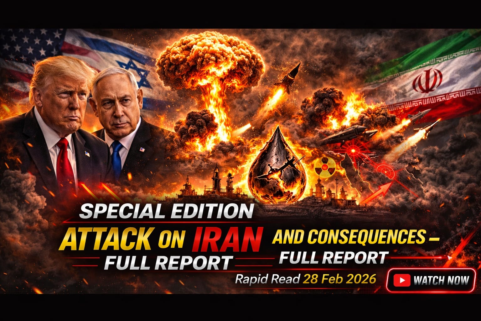 SPECIAL EDITION: ATTACK ON IRAN AND CONSEQUENCES- FULL REPORT | Rapid Read 28 Feb 2026 episode artwork