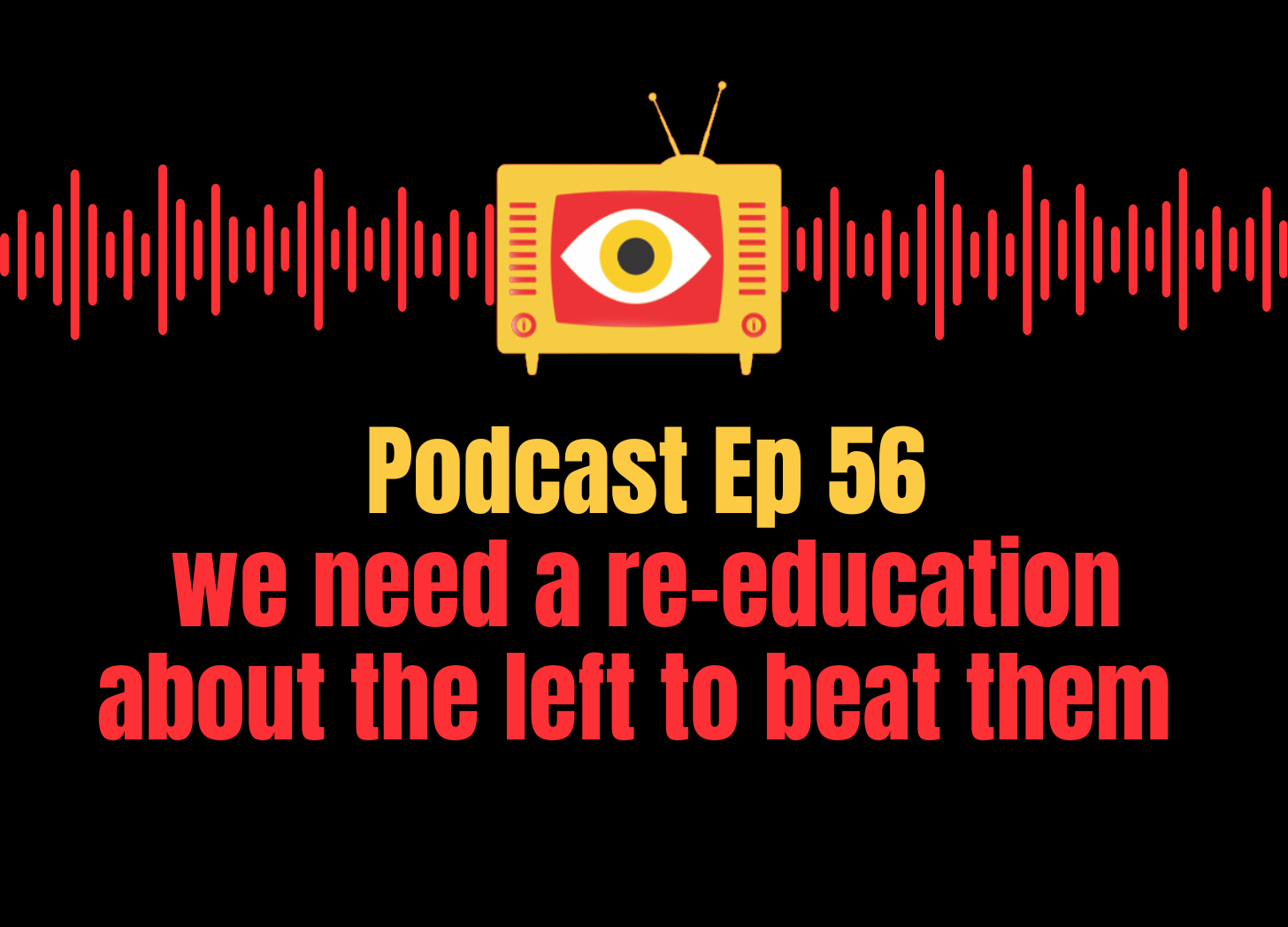 Ep 56: We need a RE-EDUCATION about the left to beat them