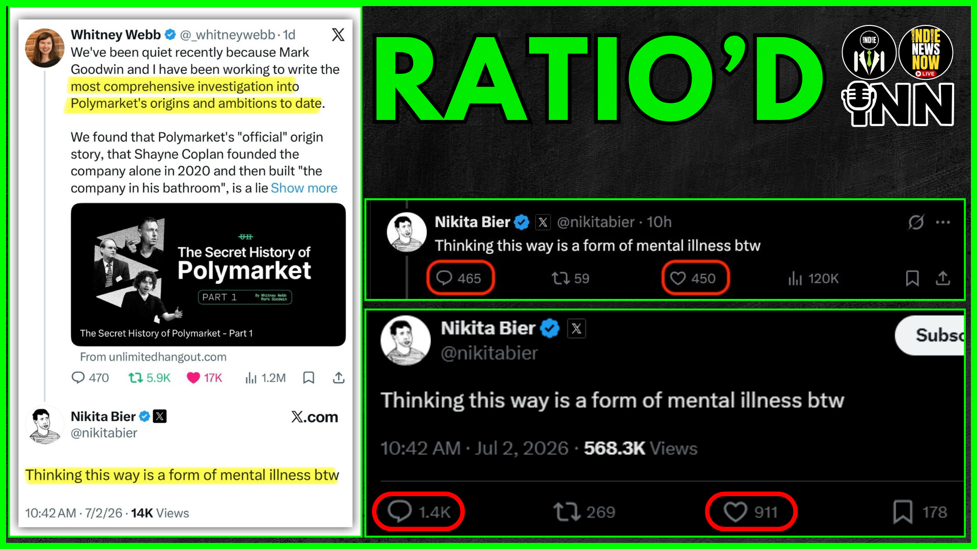 X's Head of Product EXPOSED Over Criticism of Whitney Webb Polymarket Article episode artwork