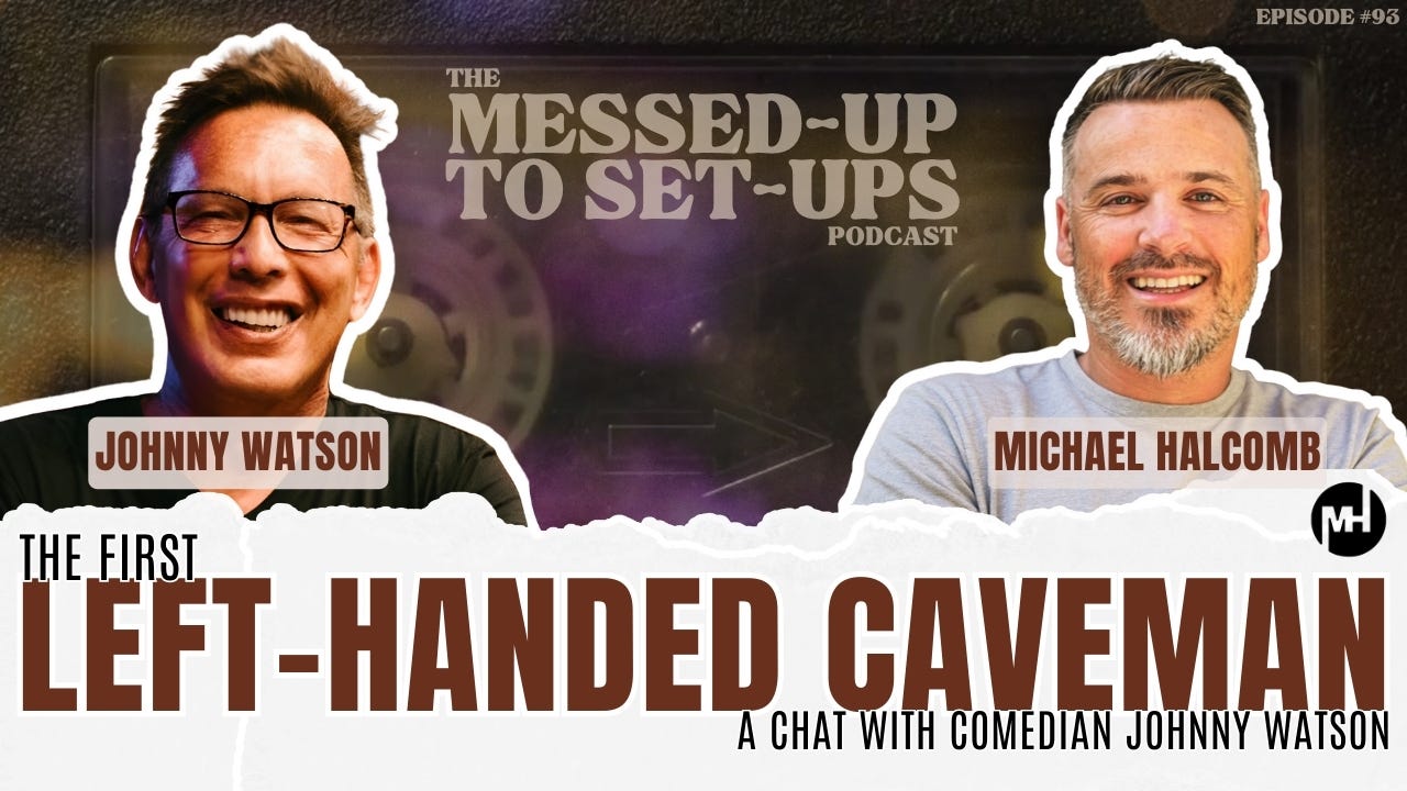 The First Left-Handed Caveman The First Left-Handed Caveman