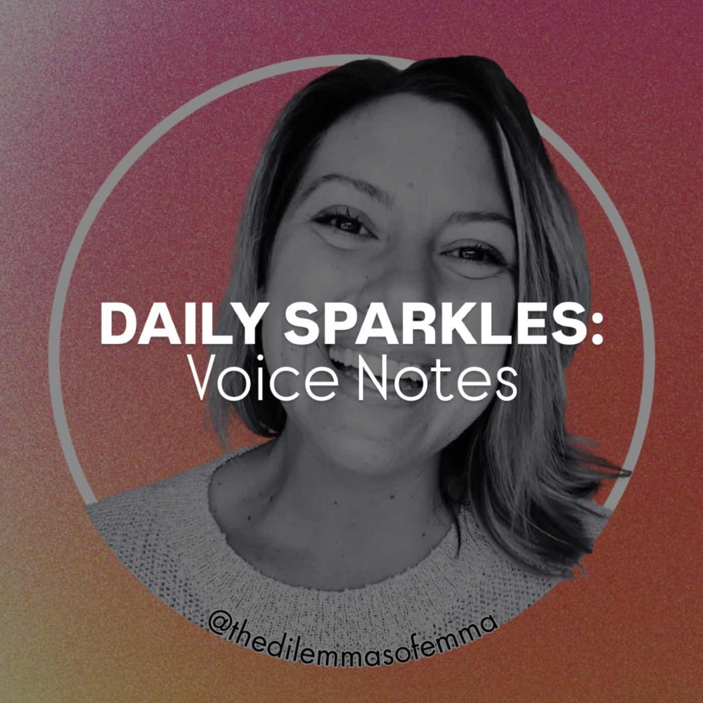 Daily Sparkles: Voice Notes: When Success Looks Different Than You Planned