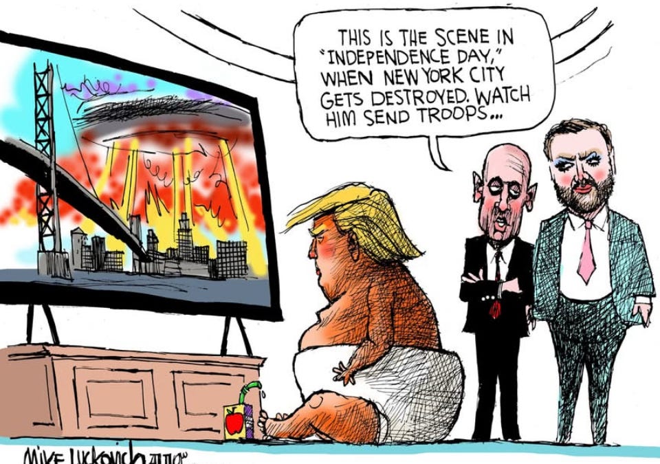 TRUMP SUPREME LEADER BOLDLY INVADES APARTMENT BUILDING VERY SMART NO DEMENTIA  episode artwork