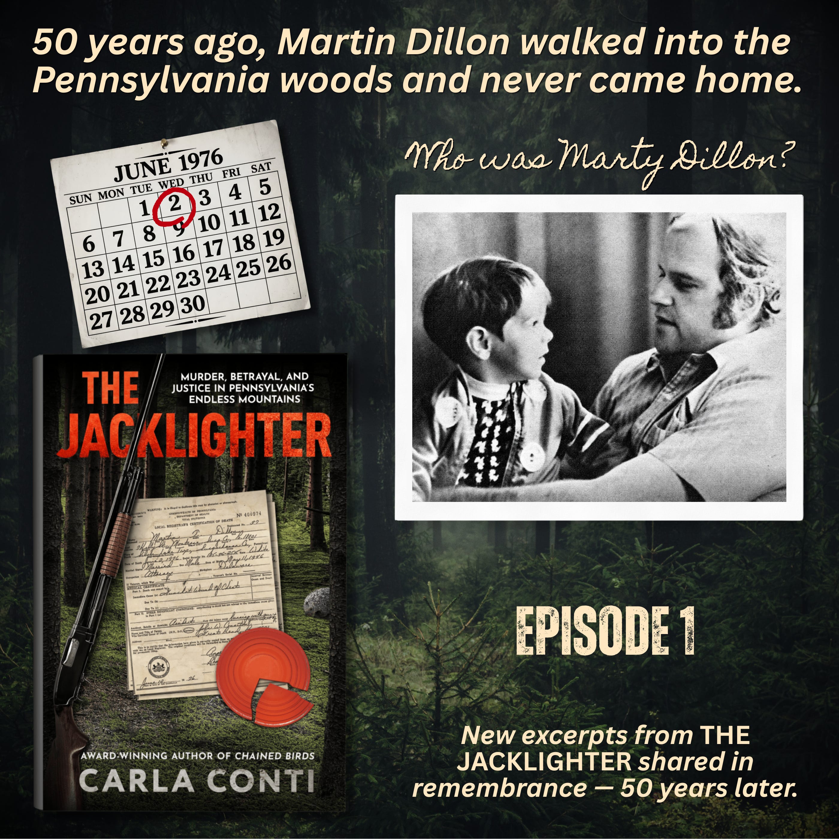 A murder 50 years ago today. Who was Marty Dillon? Vol 15 episode artwork