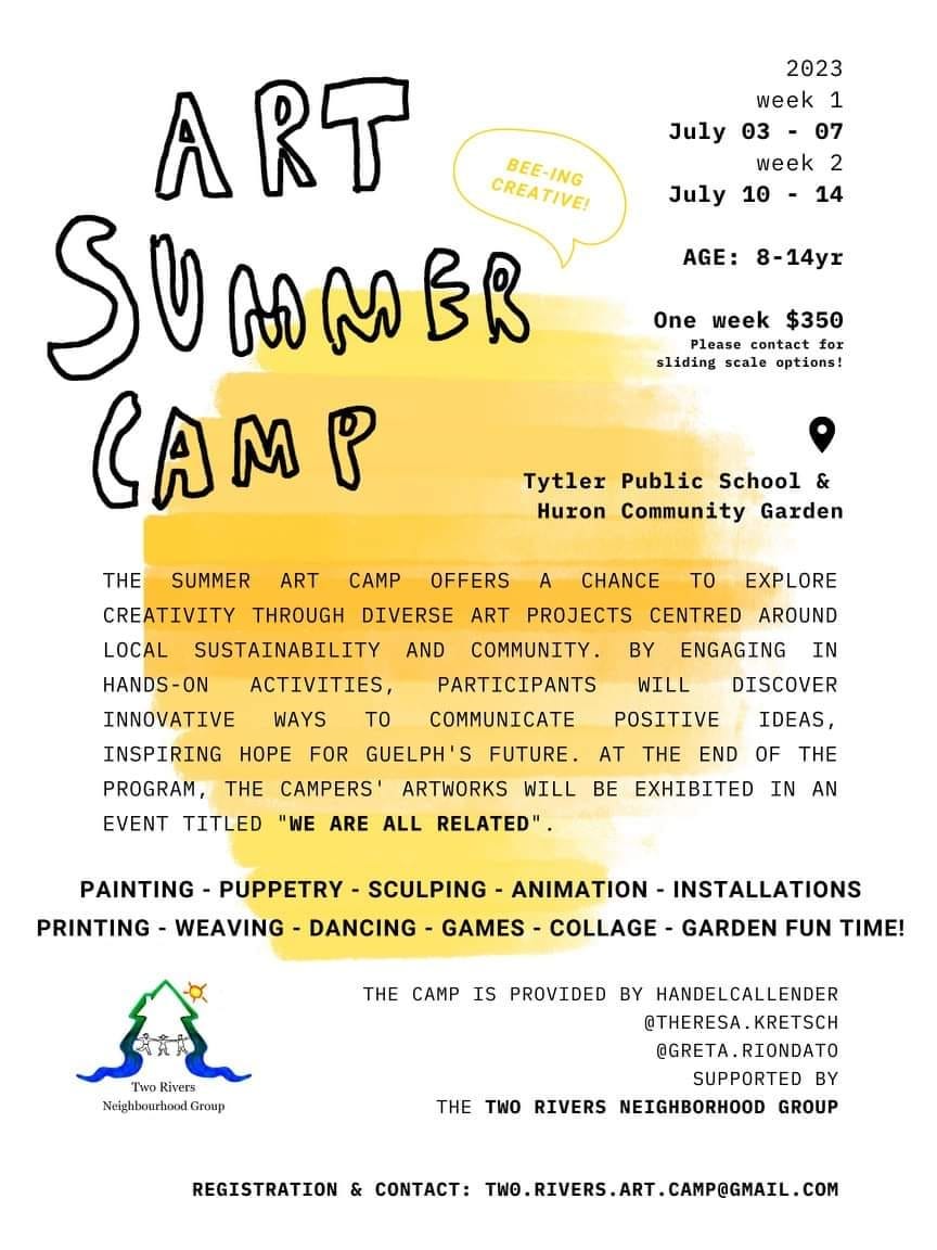 Ep 213 - Two Rivers Art Summer Camp (Greta Riondato, Handel Callender, and Theresa Kretsch)